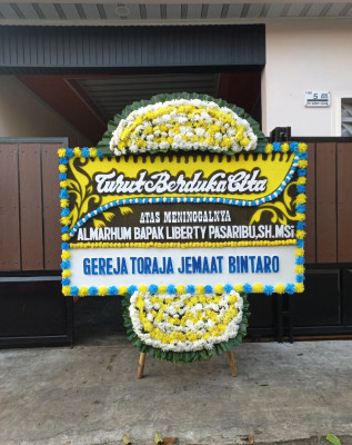 Papan Bunga Duka di Aek Kuasan